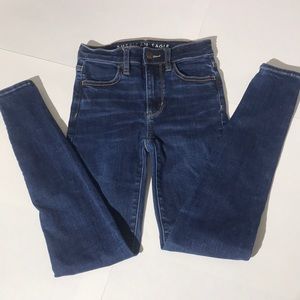 American Eagle Ne(x)t Level Stretch jeans womens super hi-rise jegging sz 00